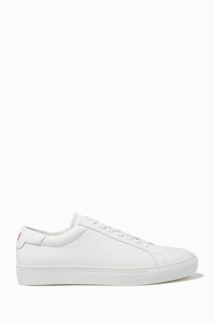 

Calle Shoe in Leather, White