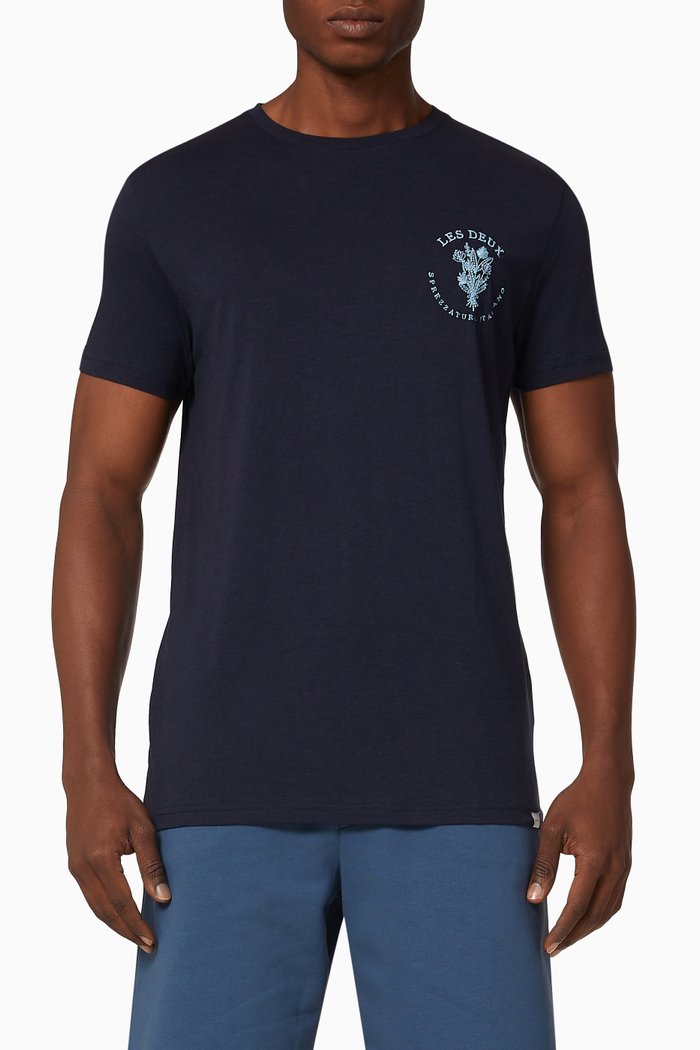 

Sprezzatura Cotton-Blend T-Shirt, Blue