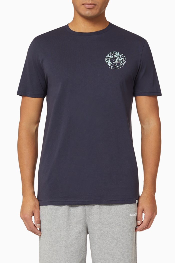 

Asissi Cotton T-Shirt, Blue