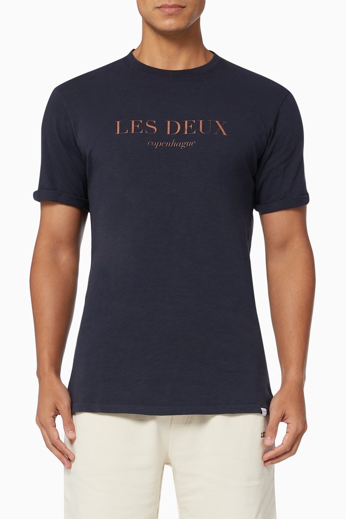 

Amalfi T-shirt in Cotton, Blue