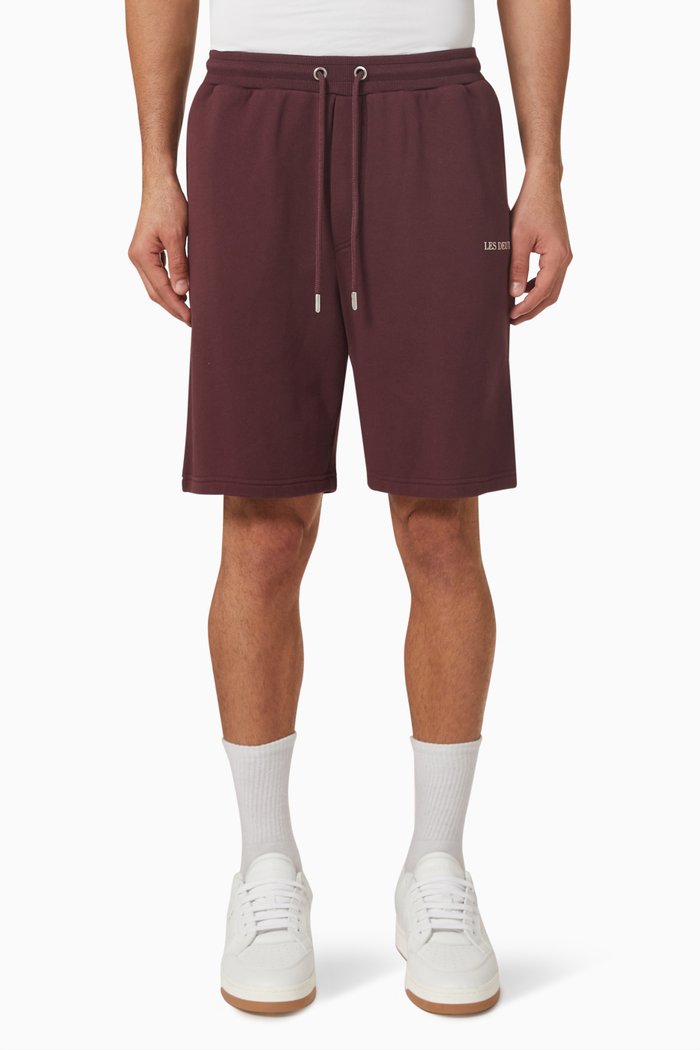 

Lens Sweatshorts in Cotton, Red