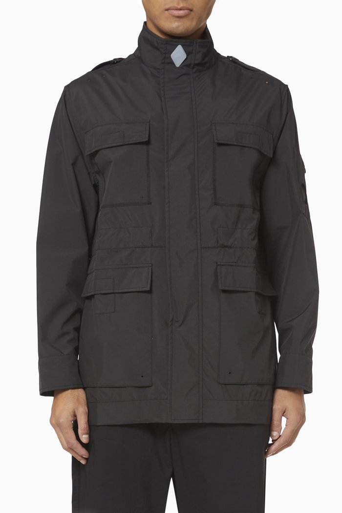 

Rhombus M65 Panelled Jacket, Black