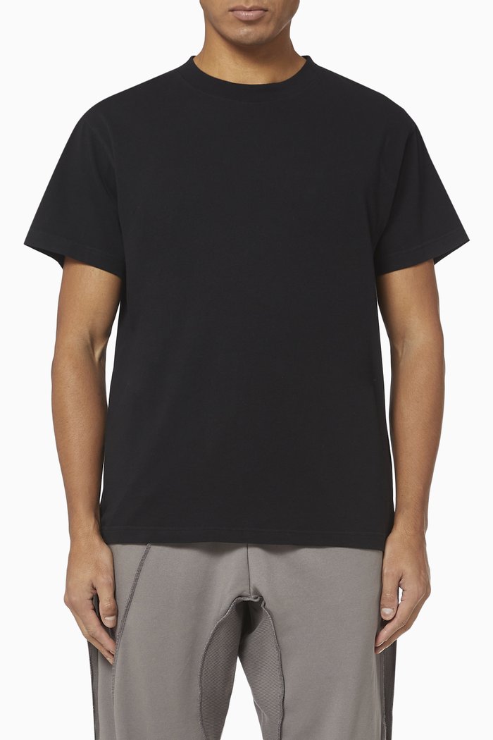 

Signature Graphic Cotton T-Shirt, Black