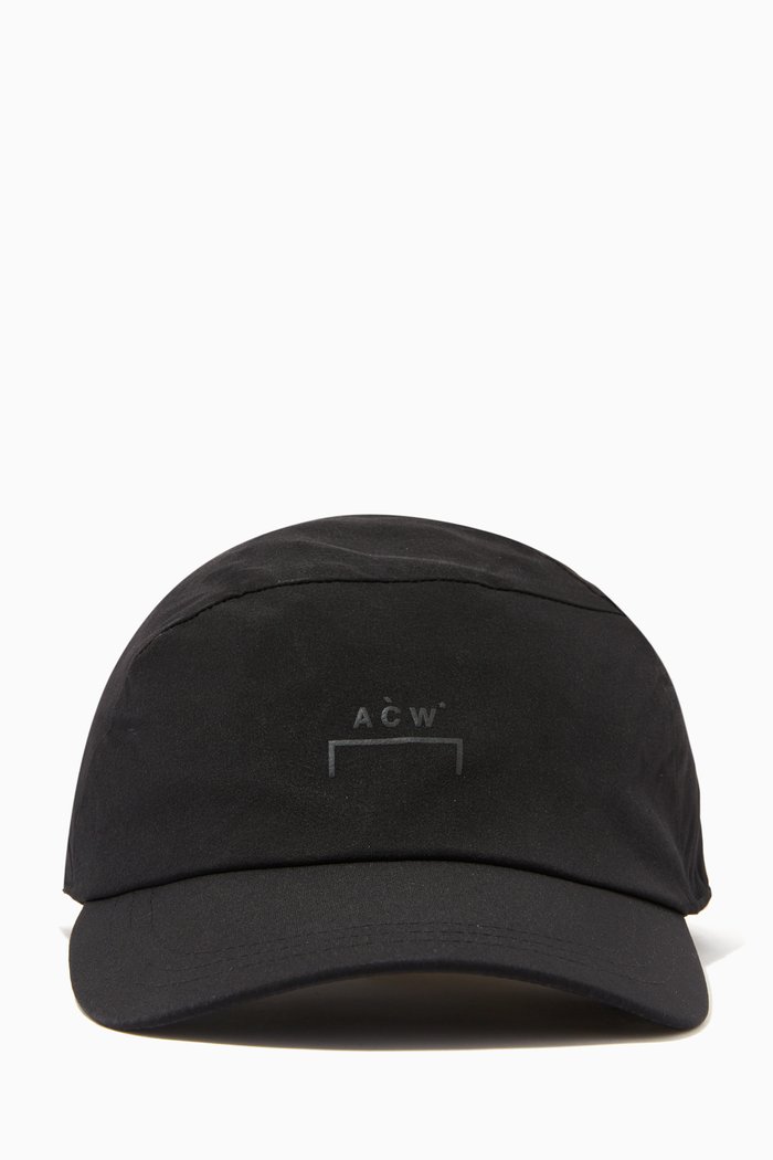 Technical Cap in Nylon, Black