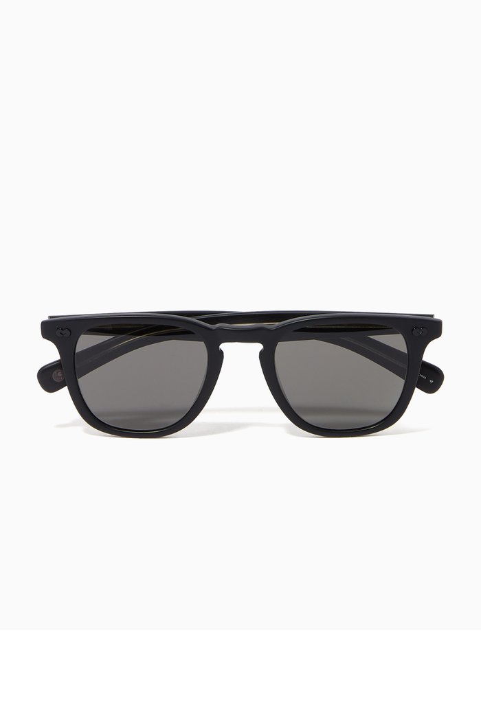 

Hampton 46 Acetate Round-Frame Sunglasses, Brown