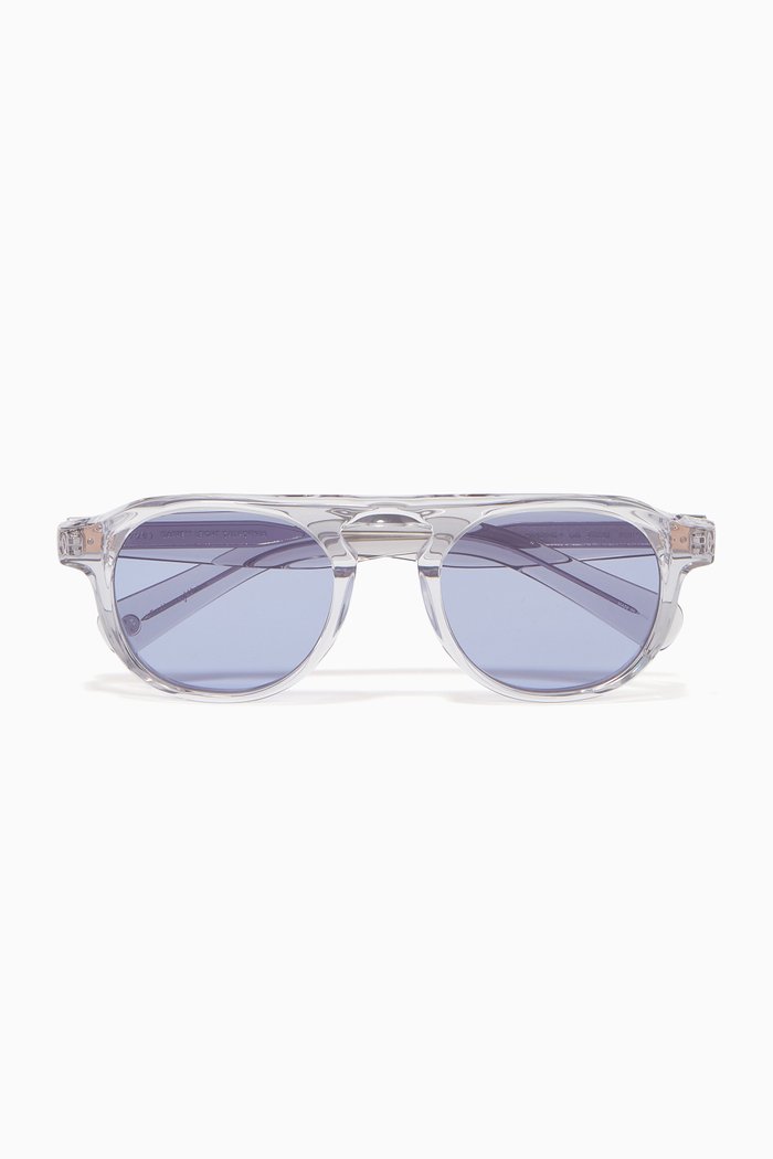 

Harding 48 Acetate Round-Frame Sunglasses, Multicolour