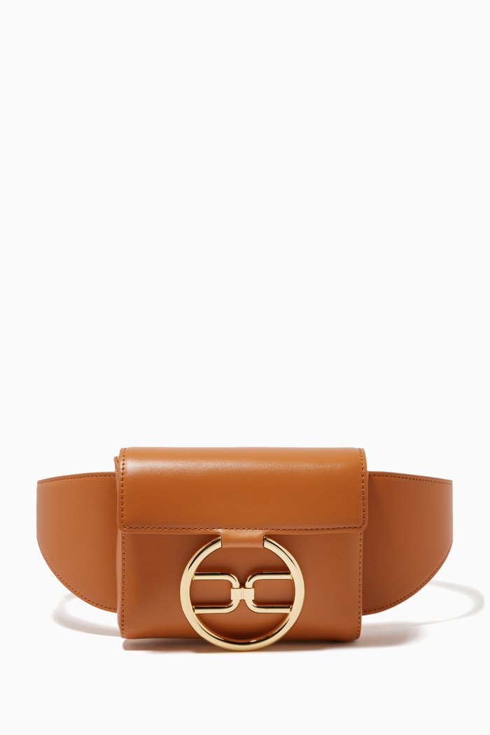 

Belt Bag in Faux Leather, Brown