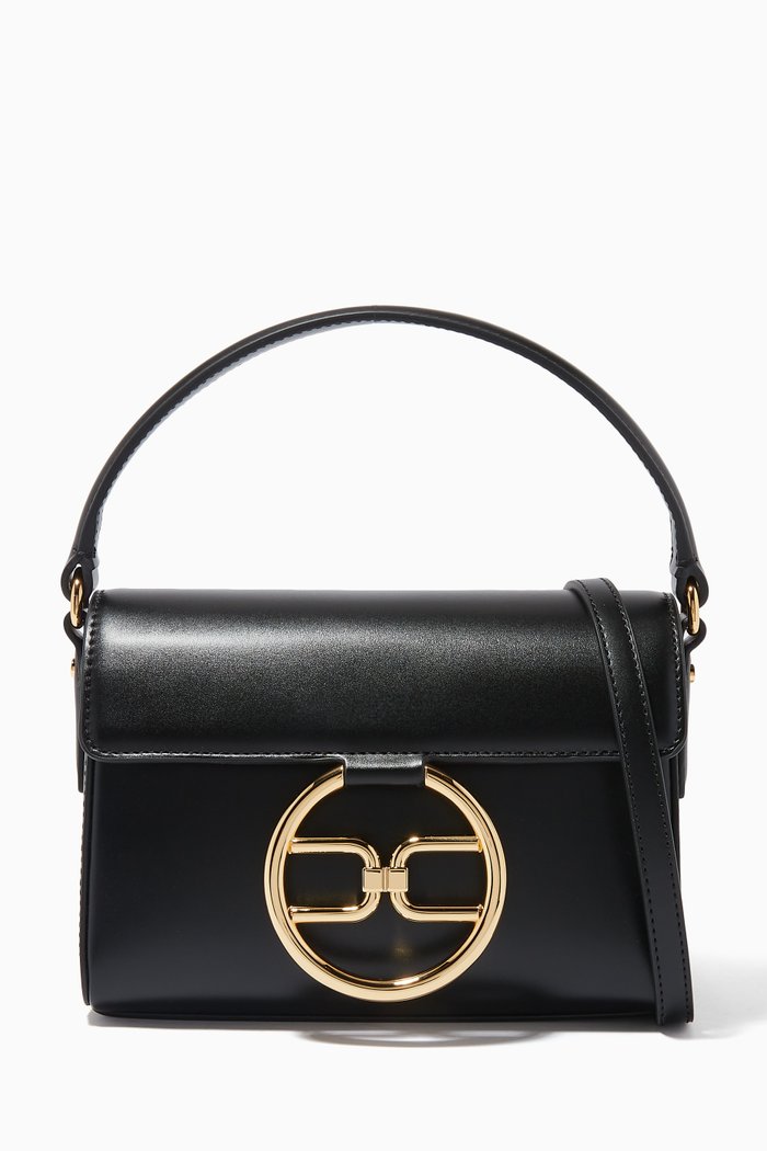 

Micro Bag in Faux Leather, Black