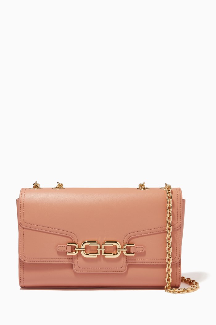 

Medium Bag in Faux Leather, Rose gold