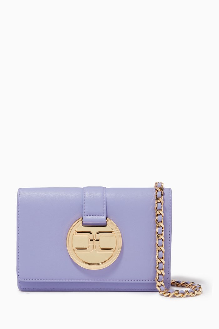

Button Logo Bag, Purple