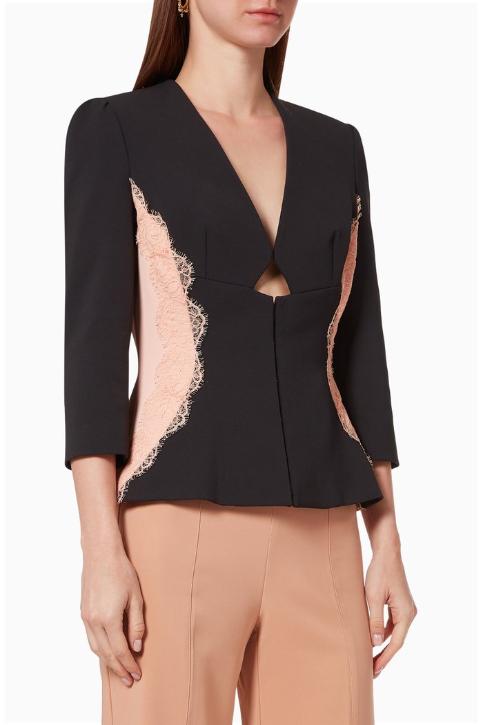 

Two Tone Lace Jacket, Multicolour