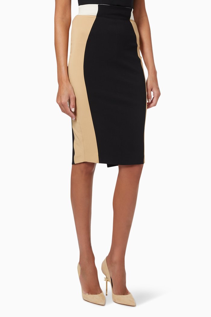 

Pencil Skirt in Bi-Elastic Fabric, Multicolour
