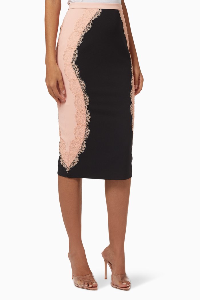 

Two Tone Lace Skirt, Multicolour