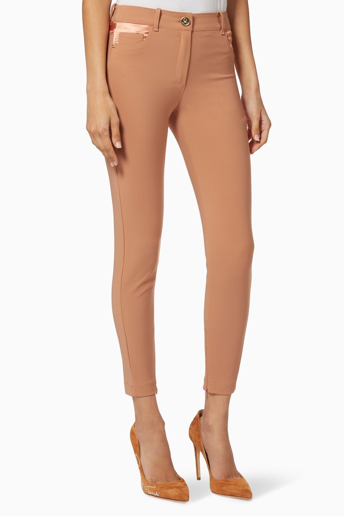 

Stretch Skinny Pants, Rose gold