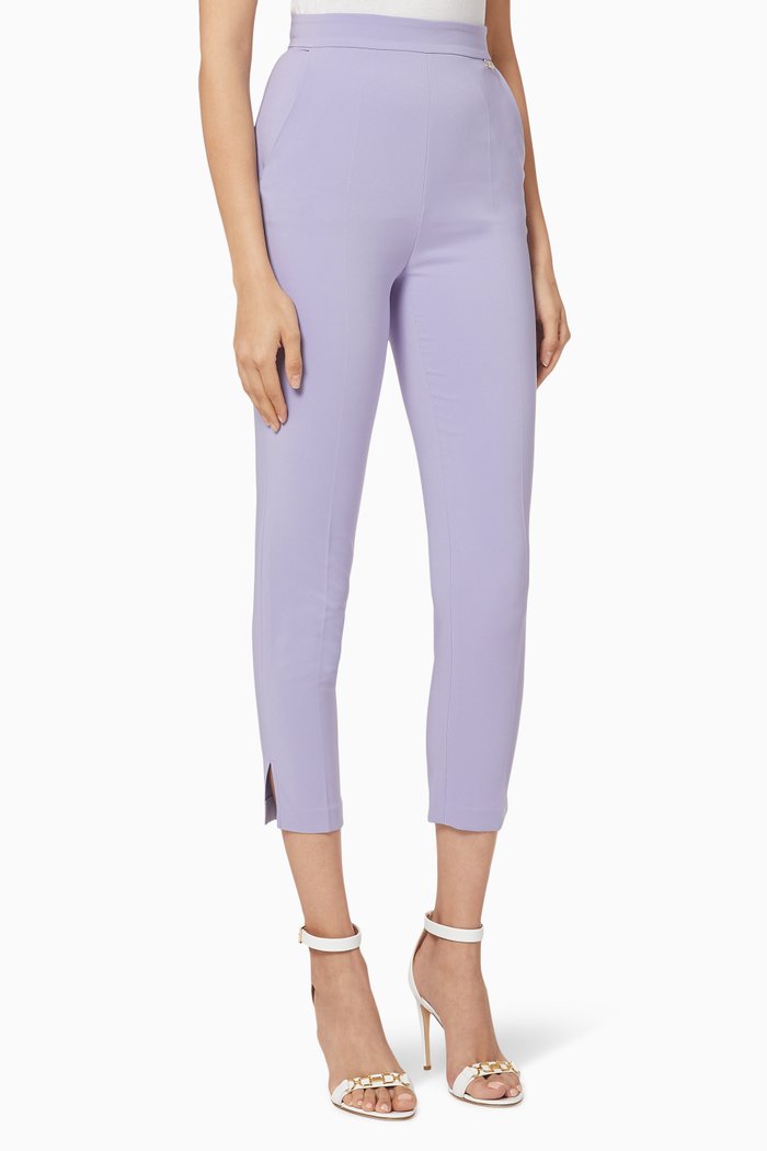 

Bi-Elastic Skinny Pants, Purple