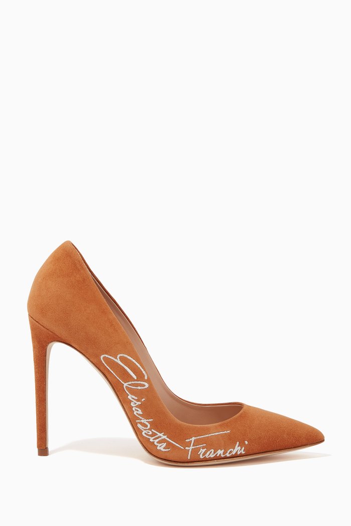 

Signature Pumps in Suede, Brown