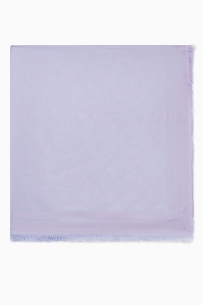 

Scarf in Horse Bit Jacquard, Purple