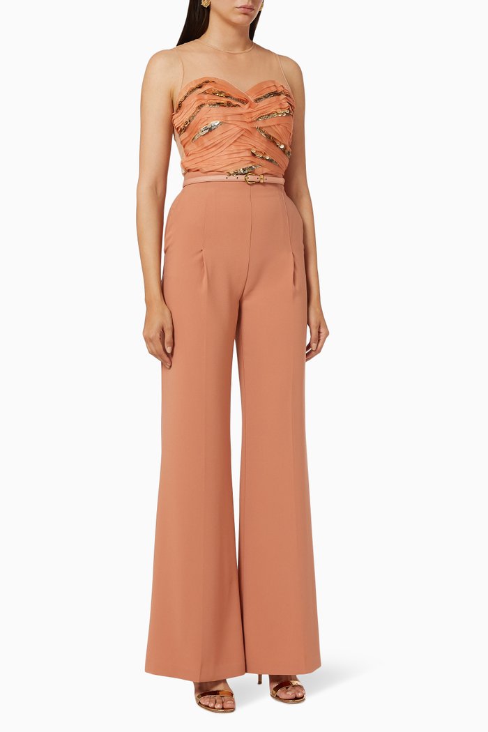 

Divisible Jumpsuit in Tulle & Crêpe, Rose gold