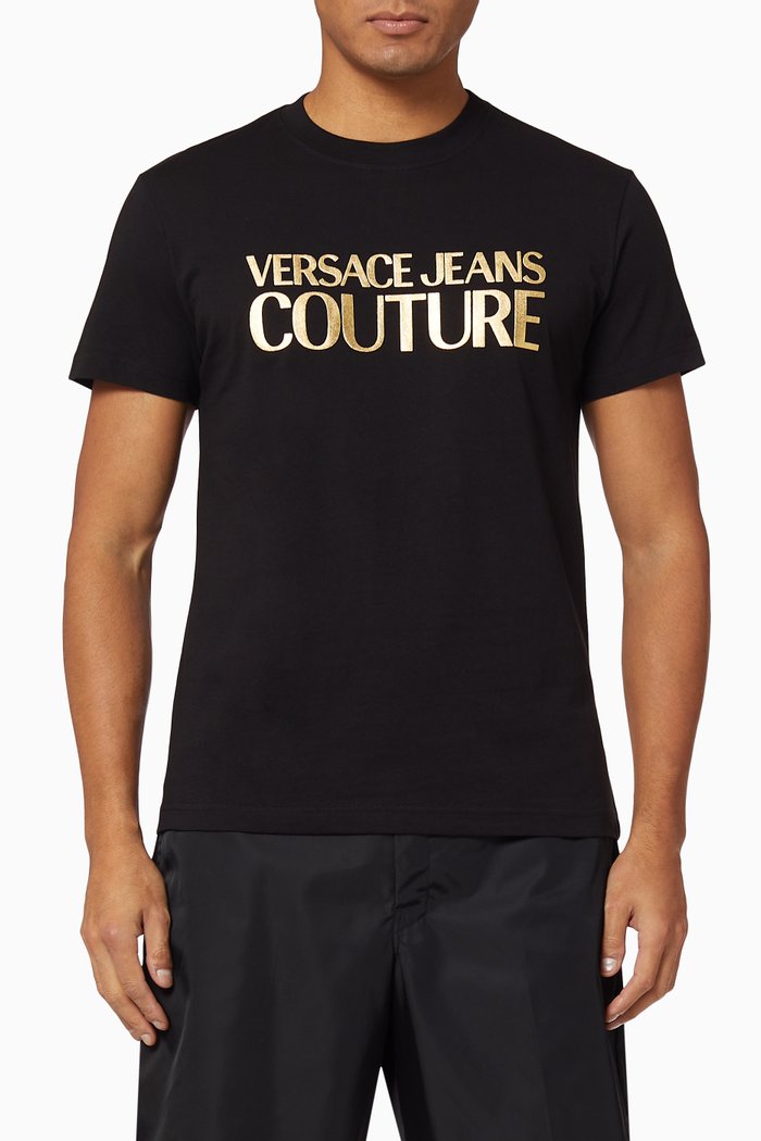

Logo Cotton T-shirt, Black