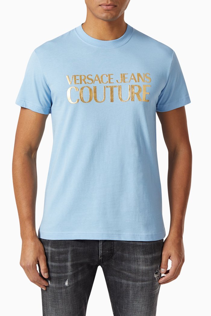 

Logo Cotton T-shirt, Blue