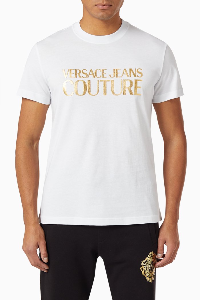 Logo Cotton T-shirt, White