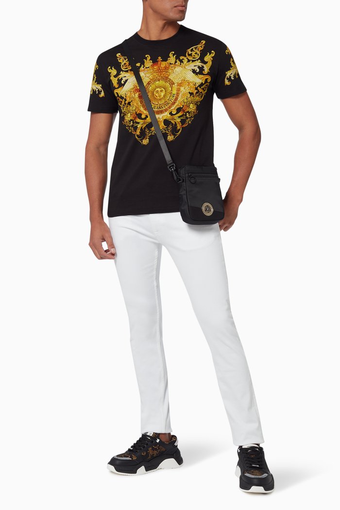 

Rococo Print Jersey T-shirt, Black
