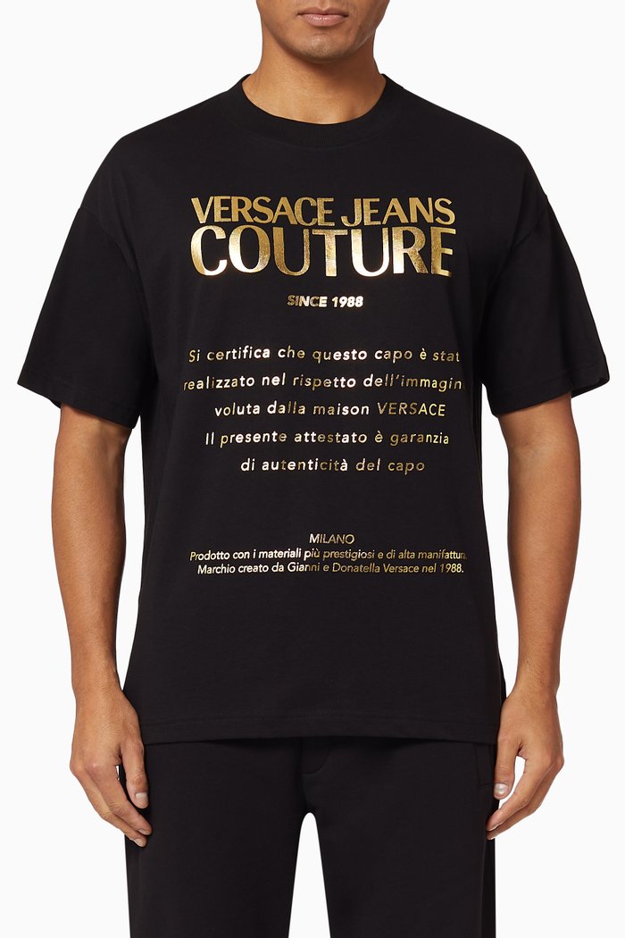 

Etichetta Cotton T-shirt, Black