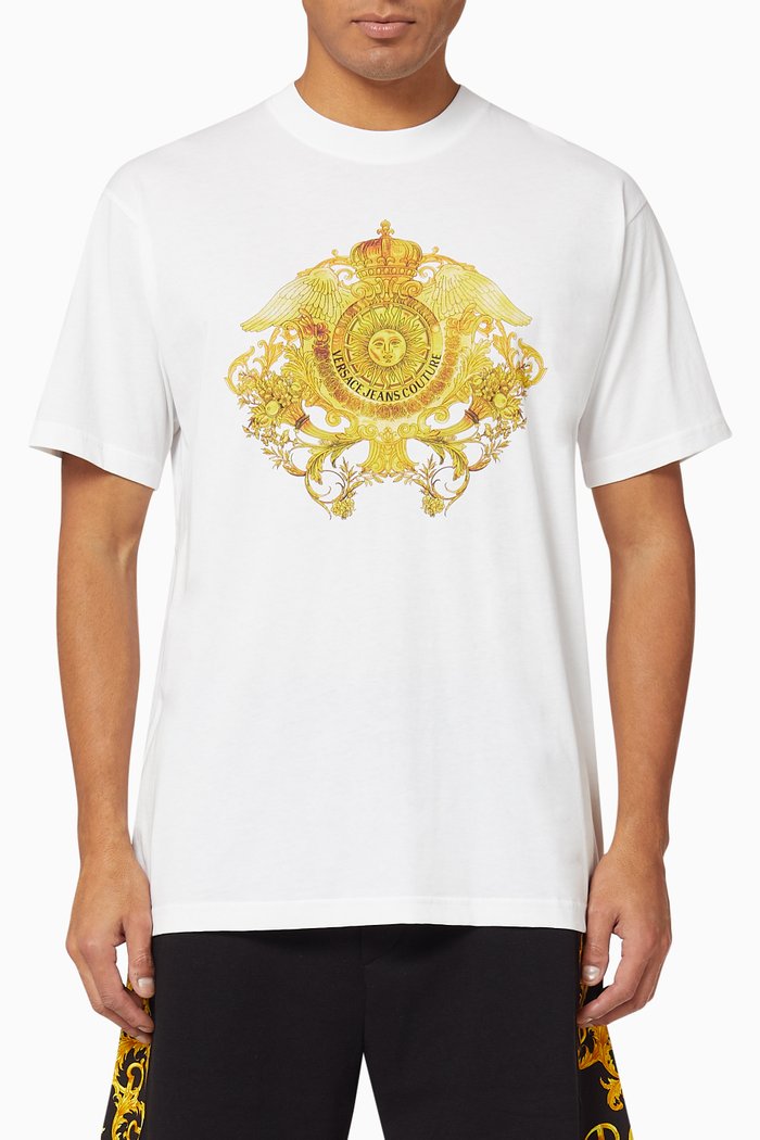 

Rococo Cotton T-shirt, White