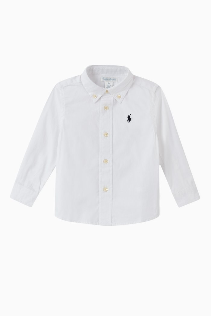

Oxford Shirt in Cotton, White