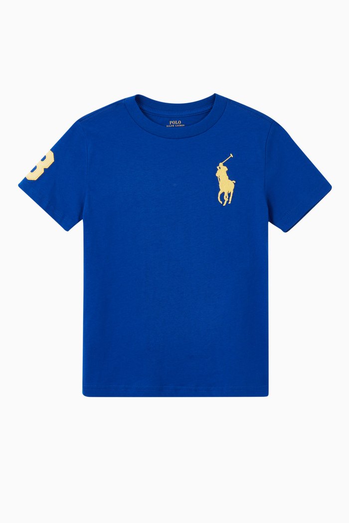 

Cotton Jersey T-shirt, Blue