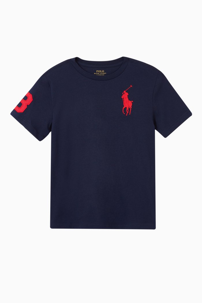

Cotton Jersey T-shirt, Blue