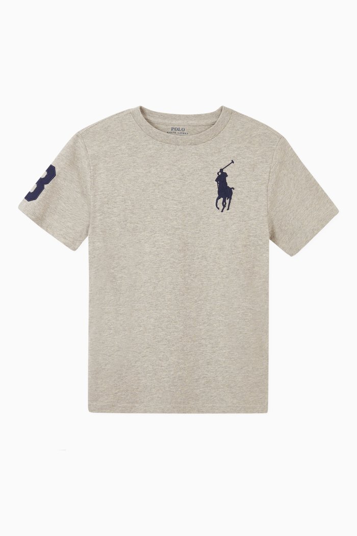 

Cotton Jersey T-shirt, Grey