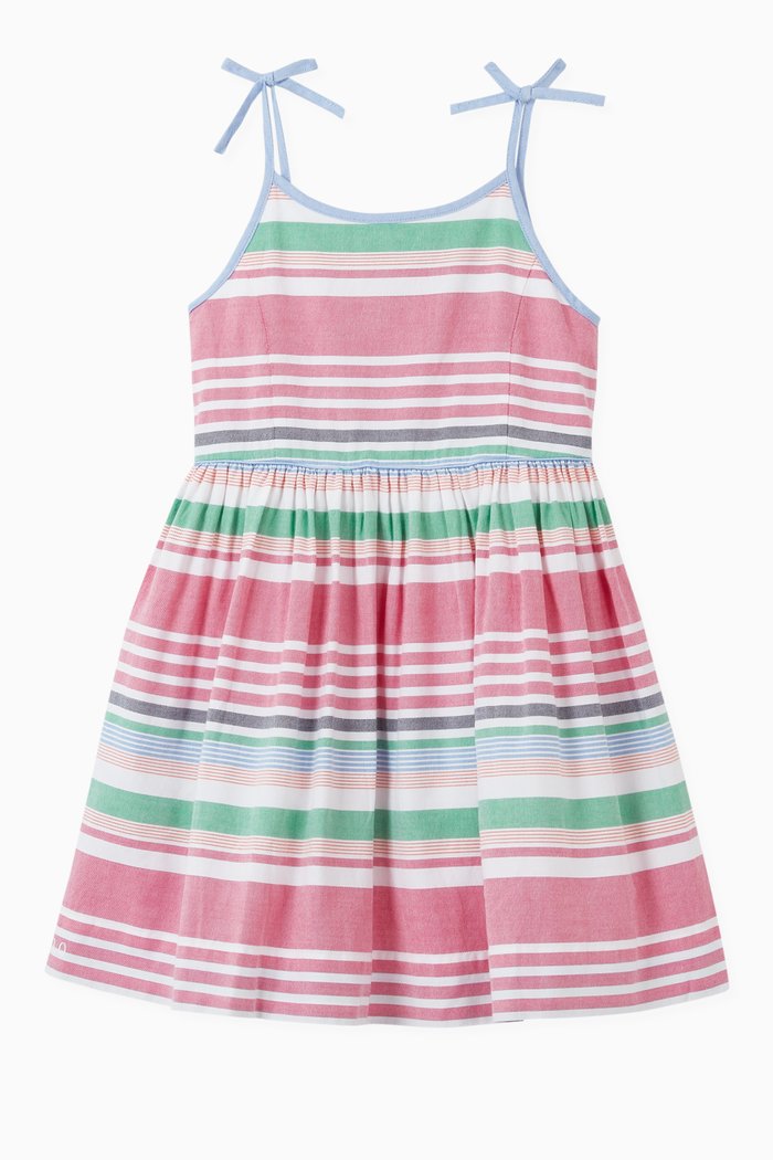 

Stripes Oxford Classic Dress in Cotton, Multicolour
