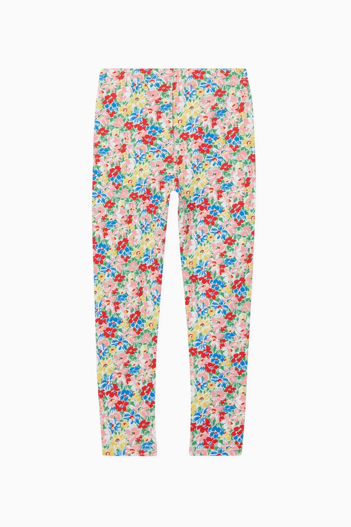 

Floral Stretch Jersey Leggings, Multicolour