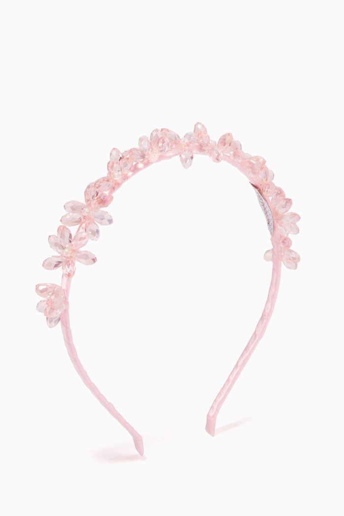 

Crystal Embellished Hairband, Pink
