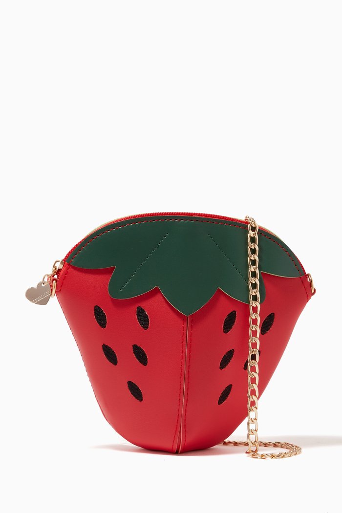 

Strawberry Shoulder Bag, Red