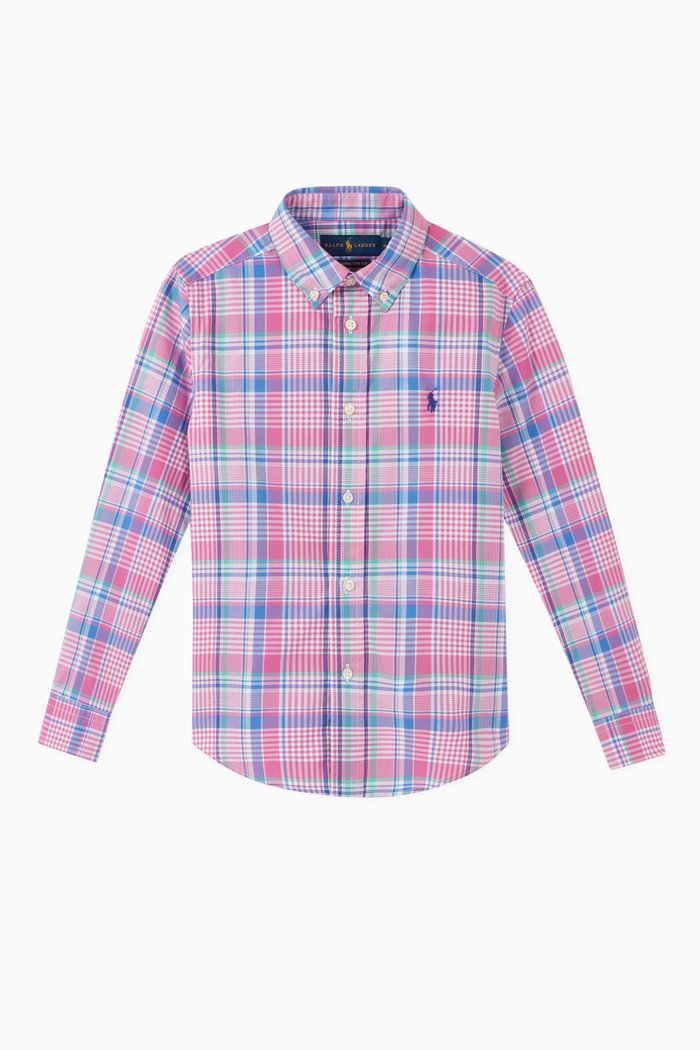 

Poplin Logo Shirt, Blue