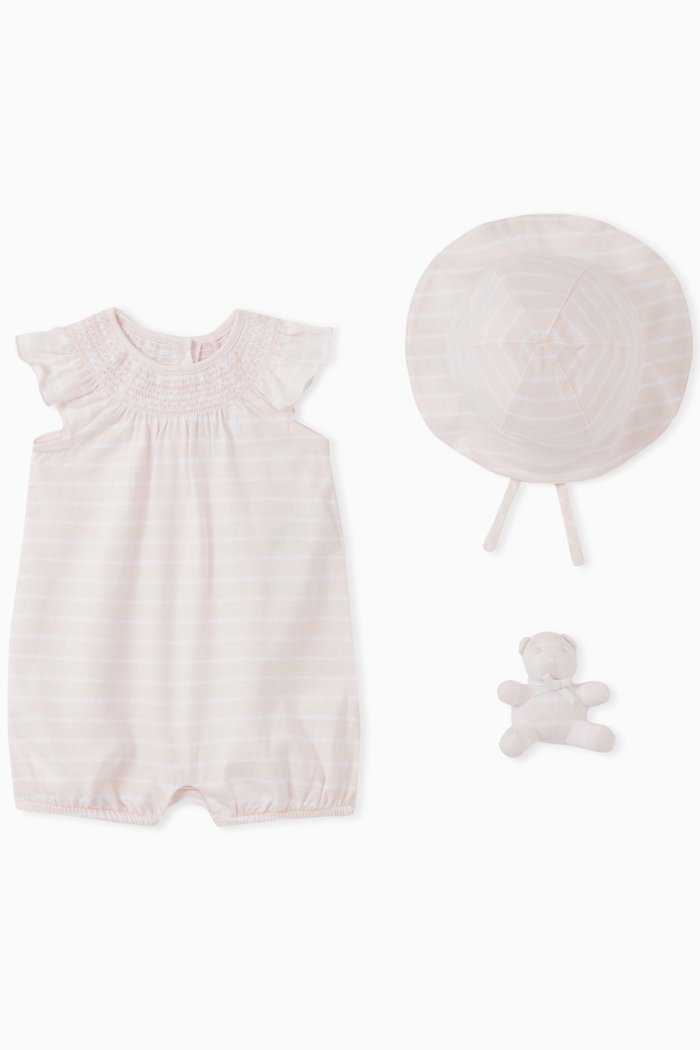 Stripes Gift Box, Set of 3, Pink