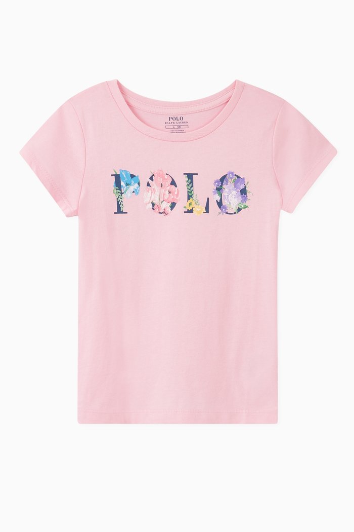 

Polo Jersey T-Shirt, Pink