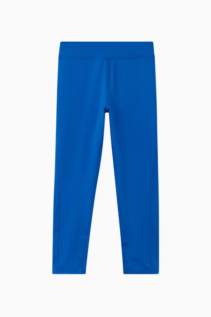 

Logo Stretch Jersey Leggings, Blue