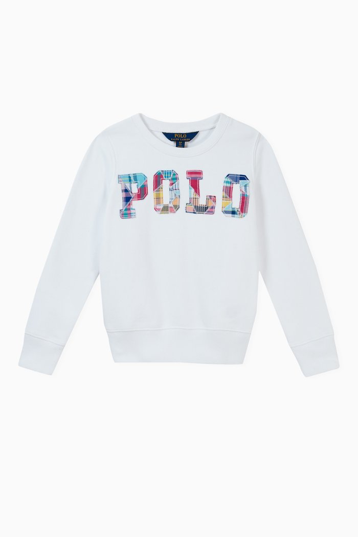 

Logo Sweatshirt in Cotton, White