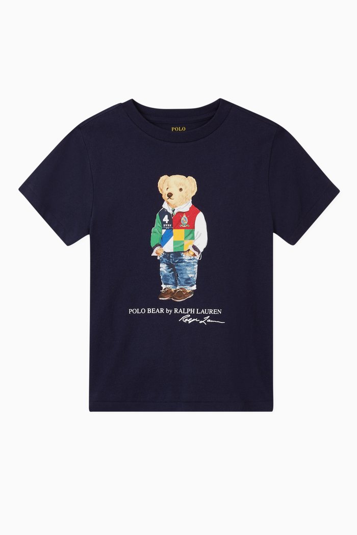 

Polo Bear Jersey T-shirt, Blue