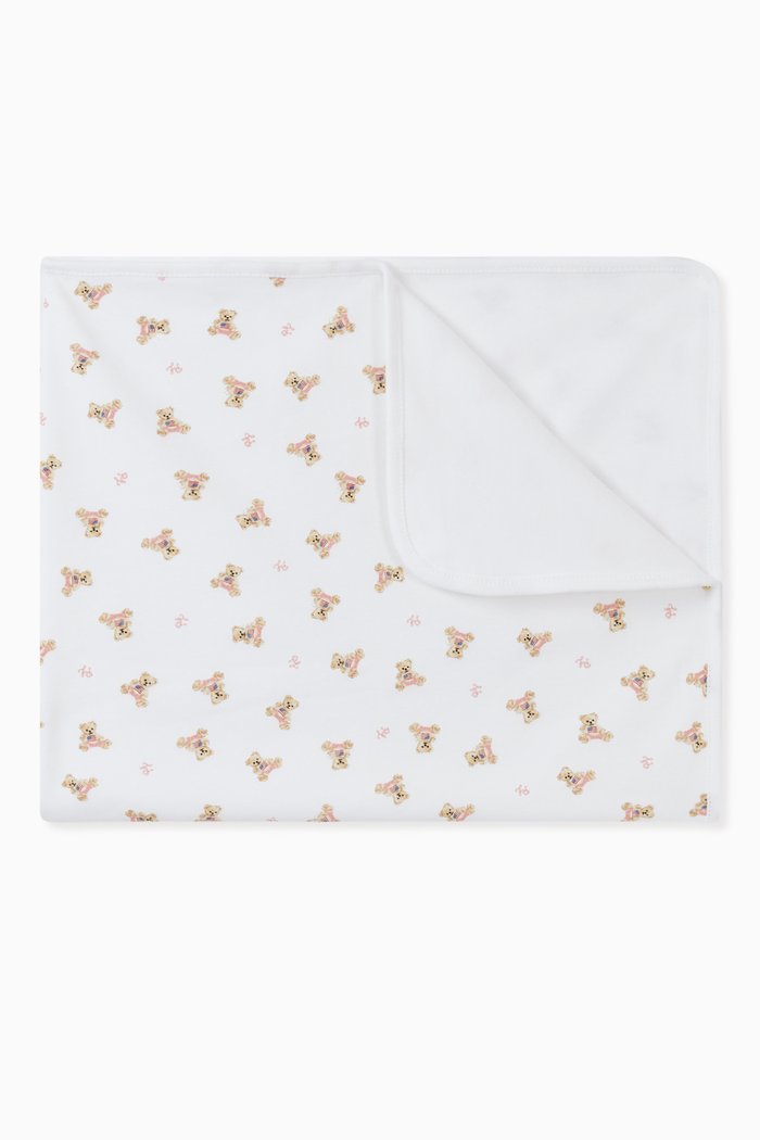 

Polo Bear Blanket, White