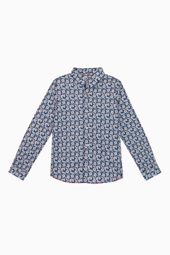 

Liberty Cotton Shirt, Blue