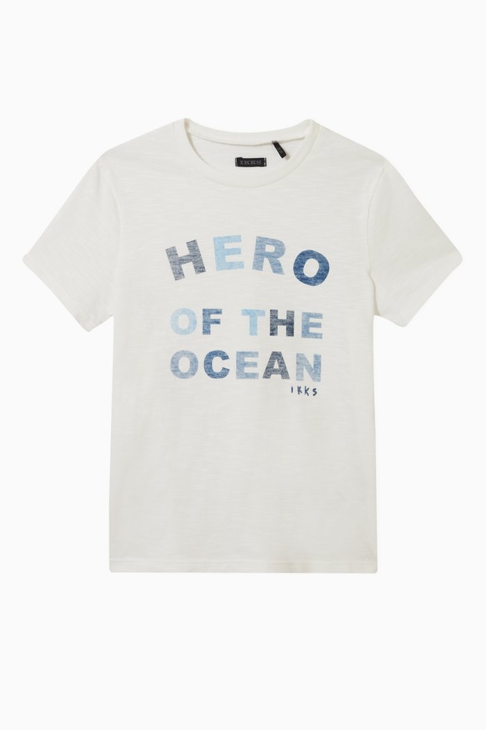 

Printed T-shirt in Organic Cotton, White