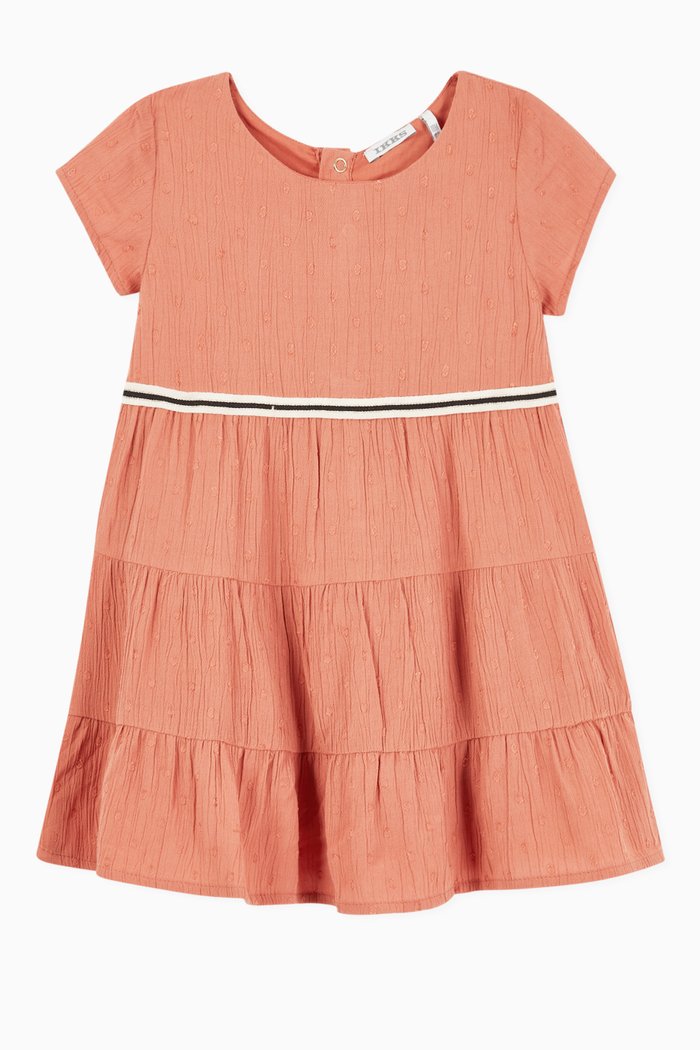 

Cut Thread Jacquard Dress, Pink