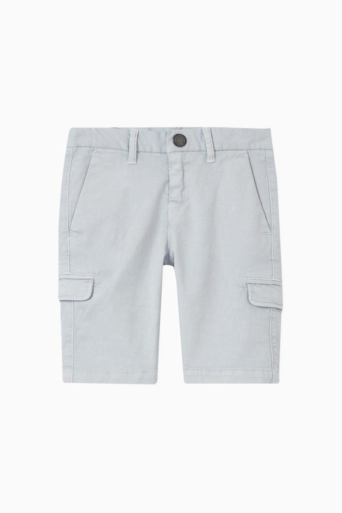 

Combat Bermudas Shorts in Cotton, Blue