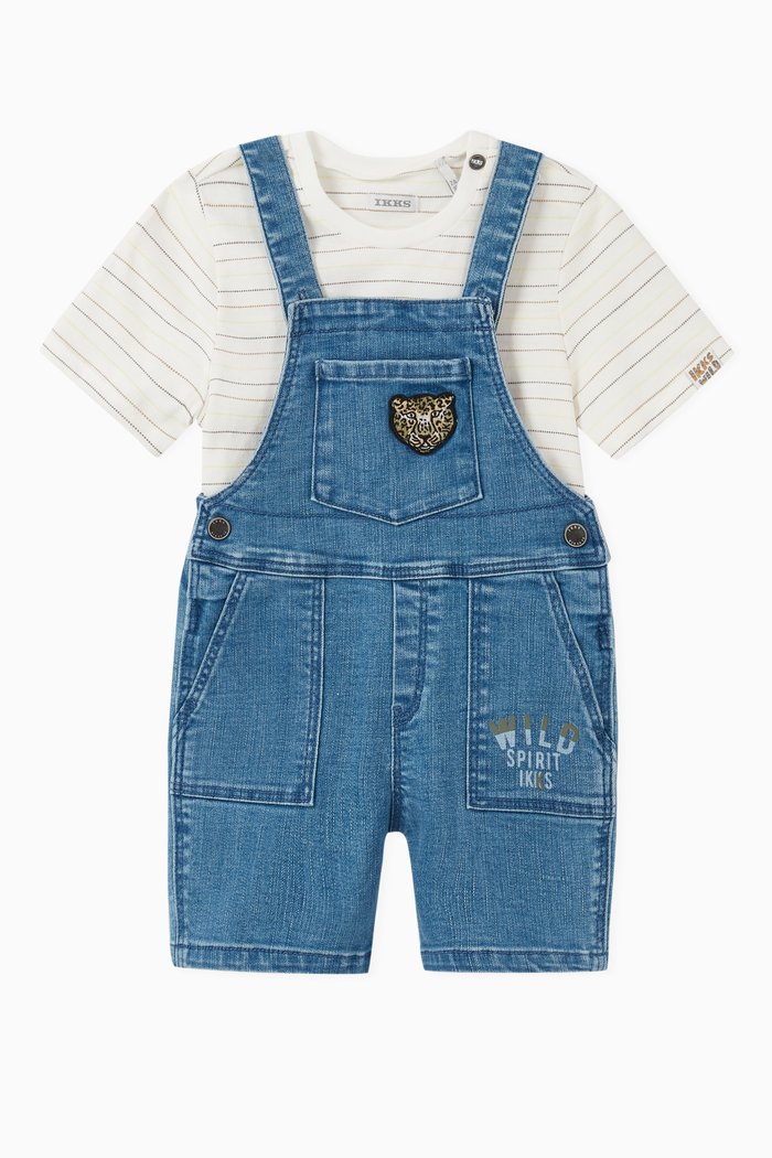

Denim Dungaree and T-shirt, Blue