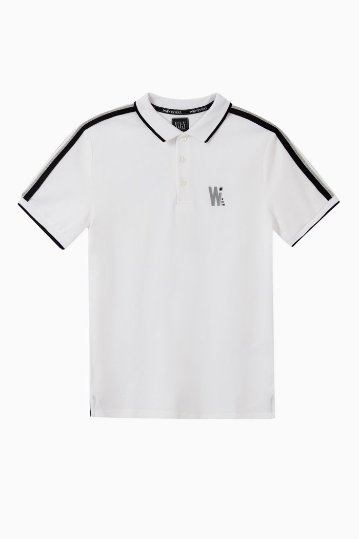

Polo Shirt in Cotton Pique, White