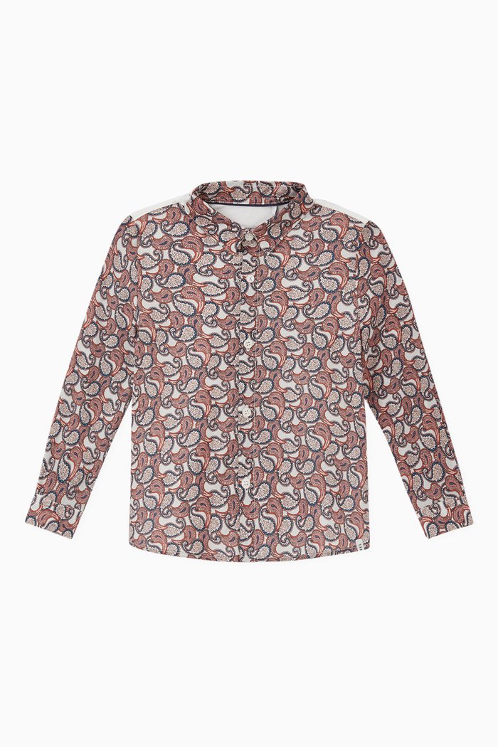 

Paprika Liberty Print Shirt, Orange